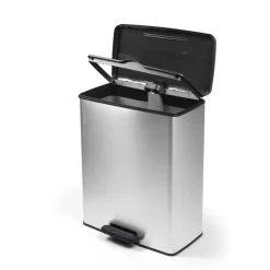 Curver Decobin Prullenbak - 65L - Rechthoekig - Zilver metallic Sale