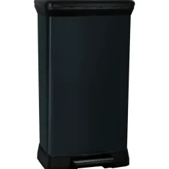 Curver Decobin Prullenbak- 50L - 39x29x72 cm - Zwart Online