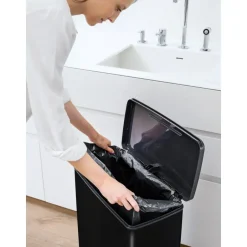 Curver Decobin Prullenbak - 65L - Rechthoekig - Zwart Outlet