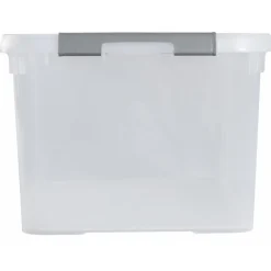 Curver Handy+ Opbergbox - 50L - 3 stuks - Transparant met deksel Clearance