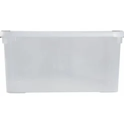 Curver Handy+ Opbergbox - 50L - 3 stuks - Transparant met deksel Clearance