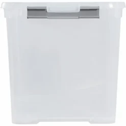 Curver Handy+ Opbergbox - 65L - 6 stuks - Transparant met deksel Hot