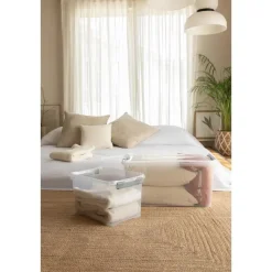 Curver Handy+ Opbergbox - 65L - 6 stuks - Transparant met deksel Hot