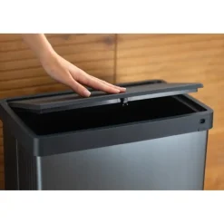 Curver Verto High - Prullenbak 54L - Blauw - 44x27x69cm Discount