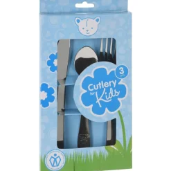 Excellent Houseware Cutlery for Kids bestekset met beer - 3-delig - RVS - kinderen Online