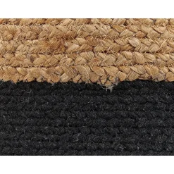 Beliani DALAMA - Poef - Zwart - 46 cm - Katoen Sale