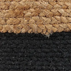 Beliani DALAMA - Poef - Zwart - 46 cm - Katoen Sale