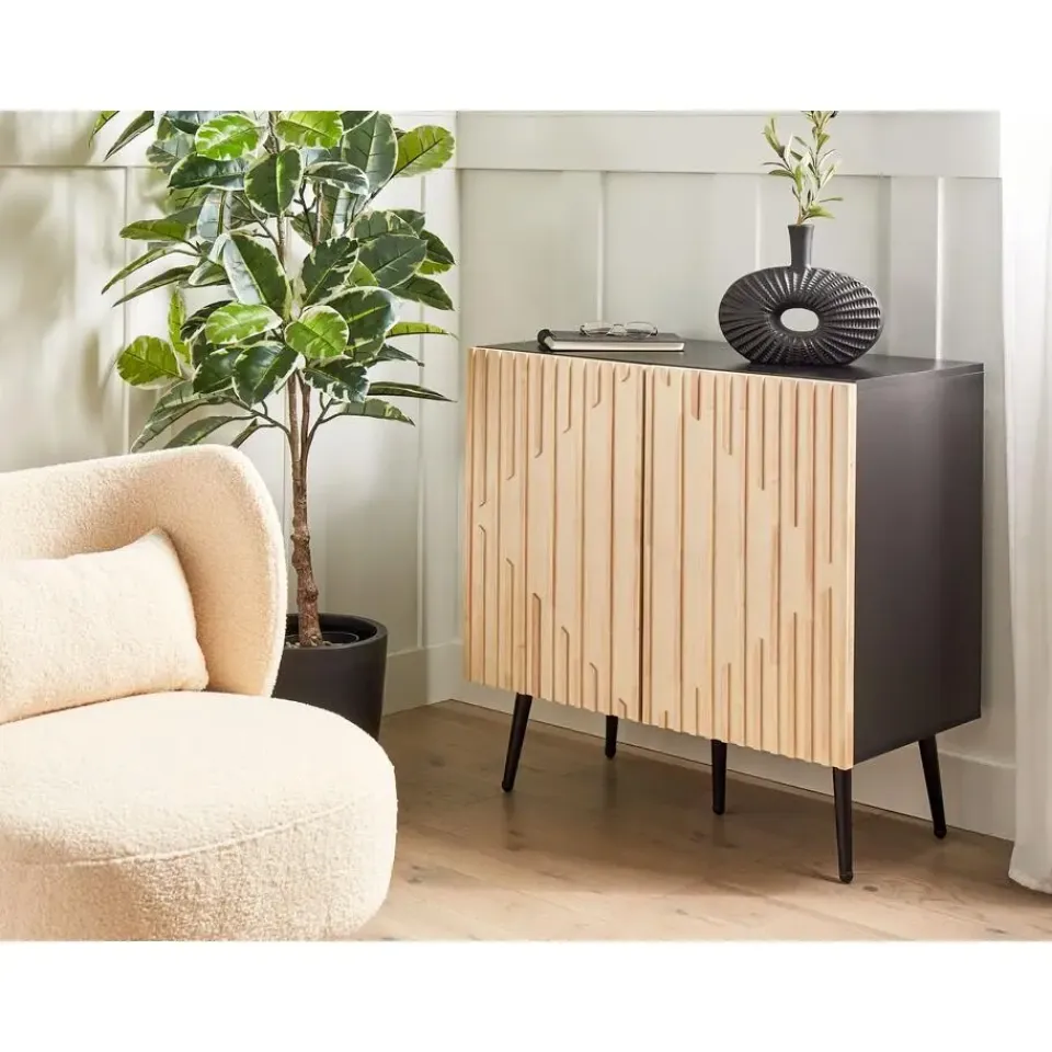 Leen Bakker DALCROSS - Dressoir - Lichte houtkleur - MDF Best