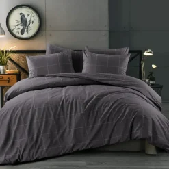 Day Dream Duuk - Dekbedovertrek - Eenpersoons - 140x200/220 cm - Grijs Best