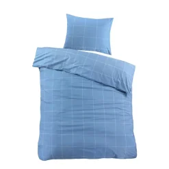 Day Dream Duuk - Dekbedovertrek - Eenpersoons - 140x200/220 cm - Blauw Best