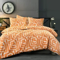 Day Dream Sem Dekbedovertrek - Eenpersoons - 140x200/220 cm - Oranje Outlet