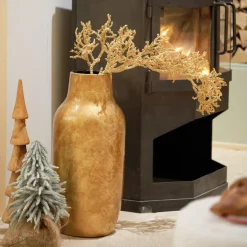 Decoris Design Bloemenvaas Terracotta - 24 x 60 cm - glazuurlook Outlet