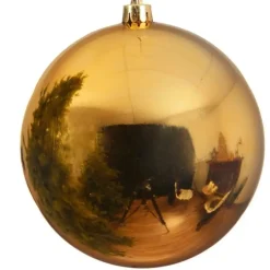 Decoris Kerstbal - goud - groot - kunststof - 20 cm Hot