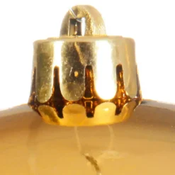 Decoris Kerstbal - goud - groot - kunststof - 20 cm Hot