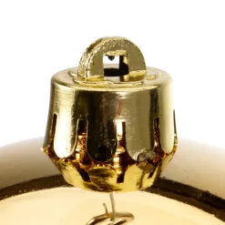 Decoris Kerstballen - 4x st - goud - 10 cm - kunststof Hot