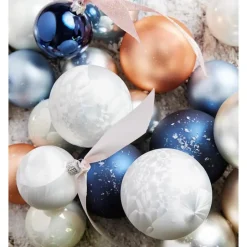 Decoris Kerstballen set - 10x - wit - glas - mat-glans - 6 cm Discount