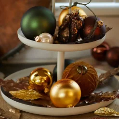 Decoris Kerstballen set - 6x stuks - goud - glas - 6 cm - glans Online