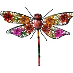 Decoris Tuindecoratie - libelle - metaal - 27 x 33 cm Sale