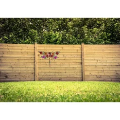 Decoris Tuindecoratie - libelle - metaal - 27 x 33 cm Sale