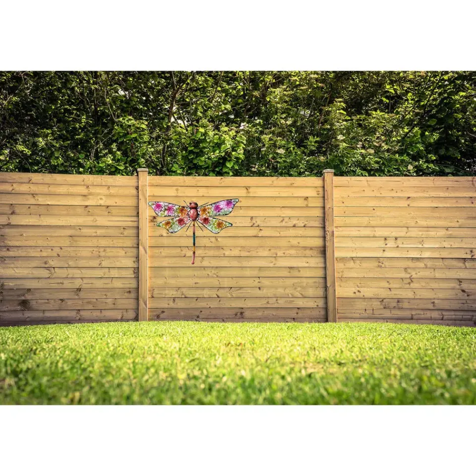 Decoris Tuindecoratie - libelle - metaal - 29 x 47 cm Discount