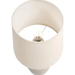 Leen Bakker DEDURU - Tafellamp - Beige - Keramiek Outlet