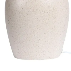 Leen Bakker DEDURU - Tafellamp - Beige - Keramiek Outlet