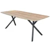 Dimehouse Deens ovale eettafel Hanna 160x90 eiken antiquewash - 160x160x76 cm - Eikenhout Hot