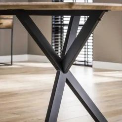 Dimehouse Deens ovale eettafel Hanna 160x90 eiken antiquewash - 160x160x76 cm - Eikenhout Hot