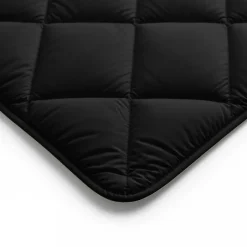 Sleeptime Dekbed zonder Overtrek Diamond 240x200 – Met Kussenslopen– Wasbaar – Zwart/Blauw Hot