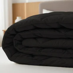 Sleeptime Dekbed zonder Overtrek Diamond 240x200 – Incl. Kussenslopen – Wasbaar – Zwart Hot