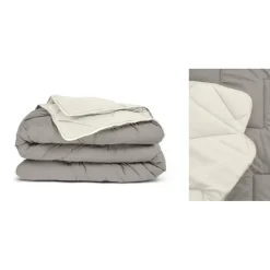 Sleeptime Dekbed zonder Overtrek 140x200 – Incl. Kussenslopen – Wasbaar – Crème/Kaki Best