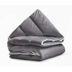 Sleeptime Dekbed zonder Overtrek 200x200 – Incl. Kussenslopen – Wasbaar – Antraciet Clearance