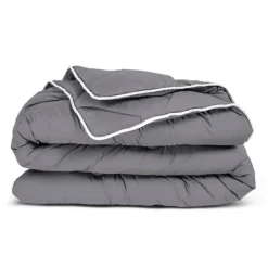 Sleeptime Dekbed zonder Overtrek 200x200 – Incl. Kussenslopen – Wasbaar – Antraciet Clearance