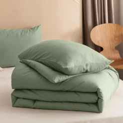 Sleeptime Dekbed zonder Overtrek 140x200 – Incl. Kussenslopen – Wasbaar – Groen Best