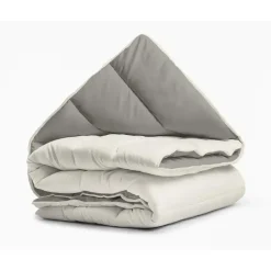 Sleeptime Dekbed zonder Overtrek 240x200 – Incl. Kussenslopen – Wasbaar – Crème/Kaki Clearance