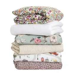 Leen Bakker Dekbedovertrek Adam - zand - 140x200/220 cm Hot