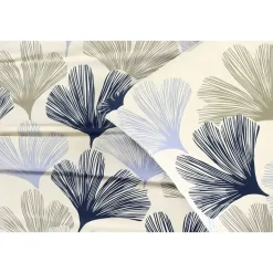 Leen Bakker Dekbedovertrek Boaz - wit/blauw - 140x220 cm