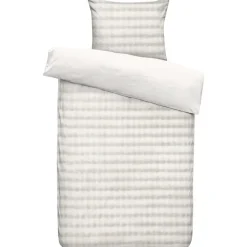 Leen Bakker Dekbedovertrek Brylin - off-white - 140x200/220 cm New
