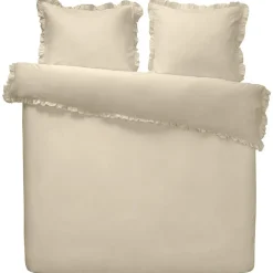 Leen Bakker Dekbedovertrek Cato - zand - 200x200/220 cm Hot