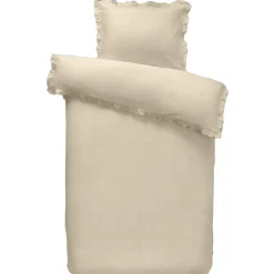 Leen Bakker Dekbedovertrek Cato - zand - 140x200/220 cm New