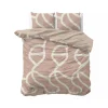 Sleeptime Dekbedovertrek Clay Contours 240x220 – Zacht Katoen – Incl. 2 Kussenslopen Hot
