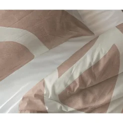 Sleeptime Dekbedovertrek Clay Contours 240x220 – Zacht Katoen – Incl. 2 Kussenslopen Hot