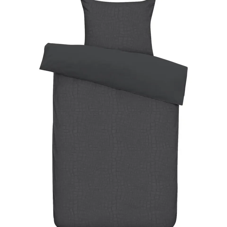 Byrklund Dekbedovertrek Cozy Contour - antraciet - 140x220 cm Online