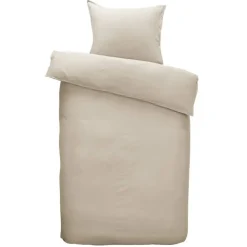 Leen Bakker Dekbedovertrek Daan - zand - 140x200/220 cm New