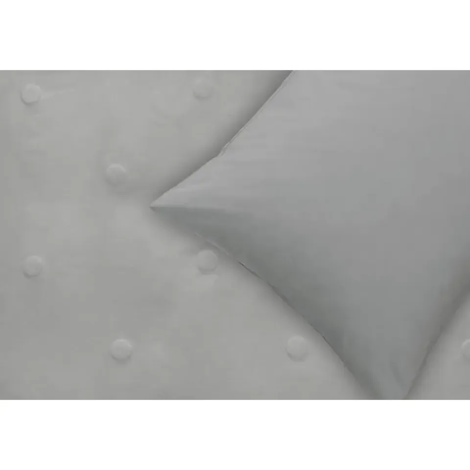 Leen Bakker Dekbedovertrek Eva - lichtgrijs - 140x200/220 cm Outlet