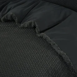 Sleeptime Dekbedovertrek Fur Teddy 240x220 – Fluweelzacht & Knus Design – Antraciet Sale