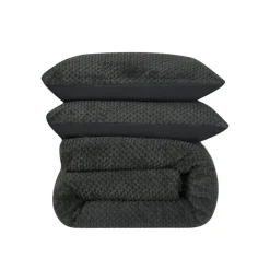 Sleeptime Dekbedovertrek Fur Teddy 140x220 – Fluweelzacht & Knus Design – Antraciet Hot