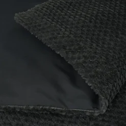 Sleeptime Dekbedovertrek Fur Teddy 140x220 – Fluweelzacht & Knus Design – Antraciet Hot