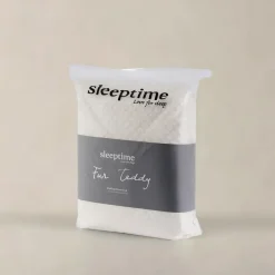 Sleeptime Dekbedovertrek Fur Teddy 240x220 – Fluweelzacht & Knus Design – Beige Clearance