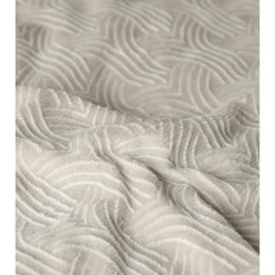 Sleeptime Dekbedovertrek Japandi 240x220 – Flanel Fleece – Zacht & Warm – Beige Hot